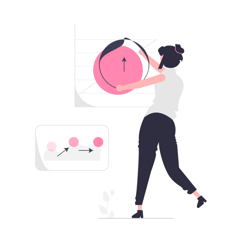 Ilustração de agentes de IA Generativa automatizando processos